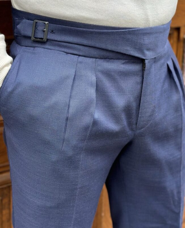 pantalon gurkha bleu