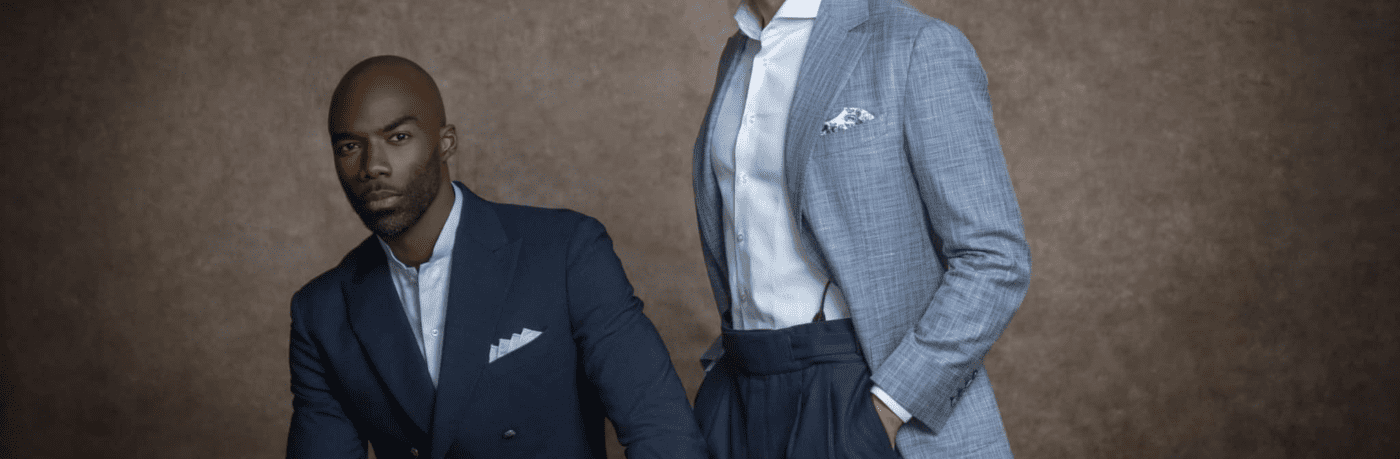 costume sur mesure mariage italien bannière