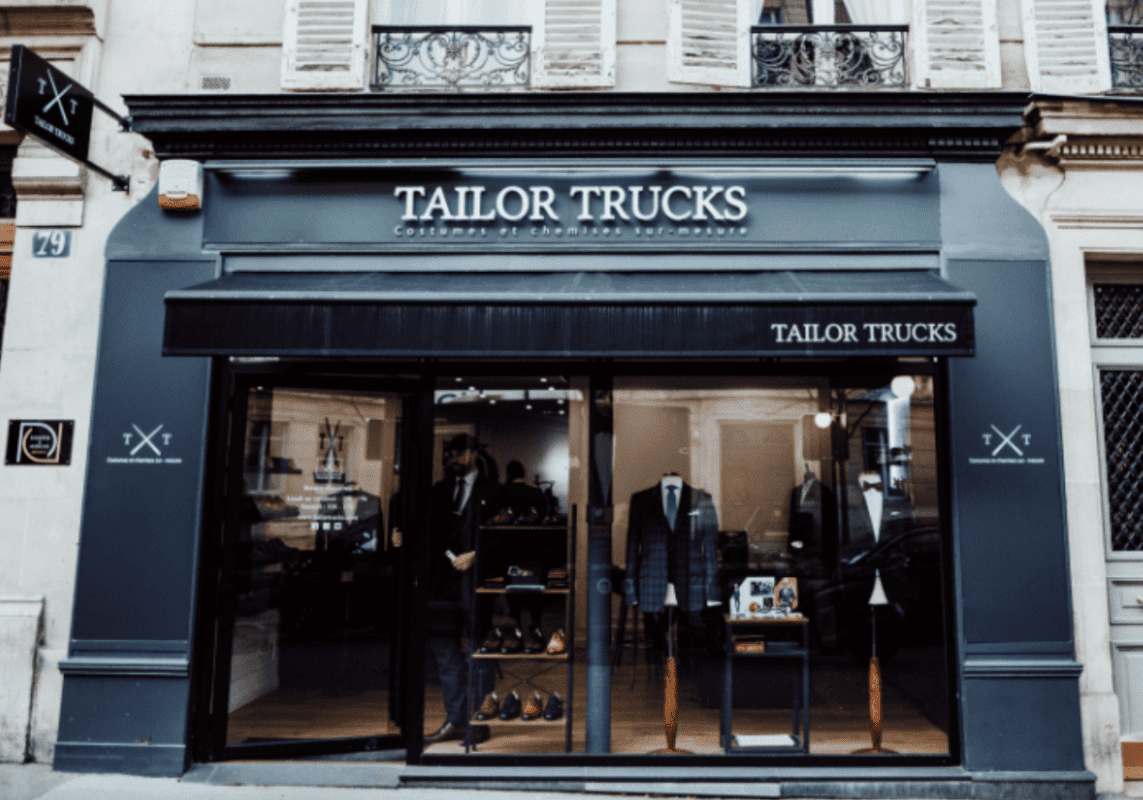 boutique costume sur mesure Paris 17 - tailor trucks