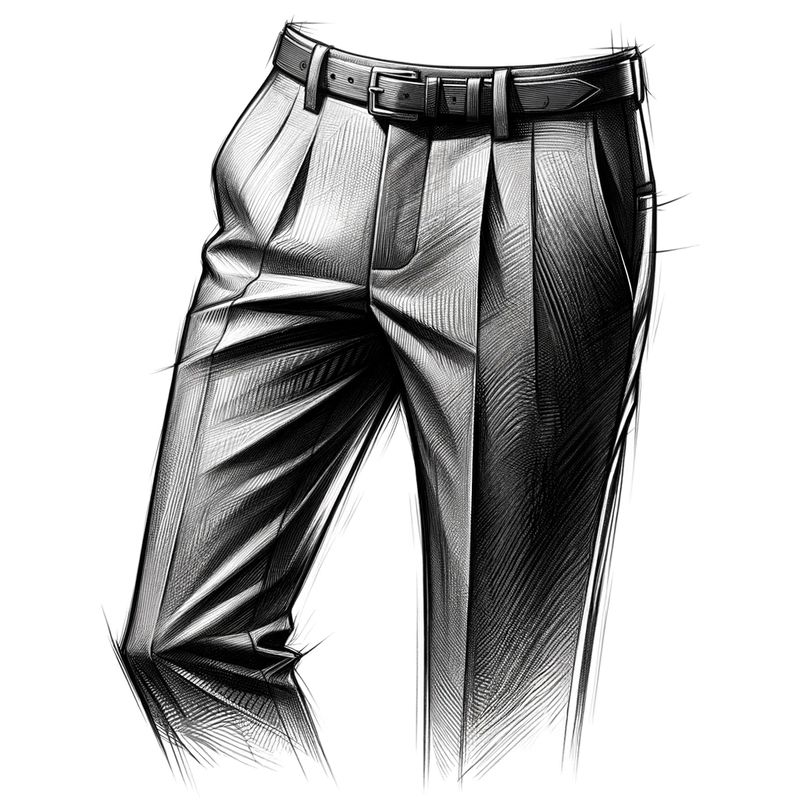 pantalon ajusté de costume sur mesure