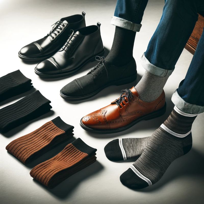 Assortir vos chaussettes à vos chaussures