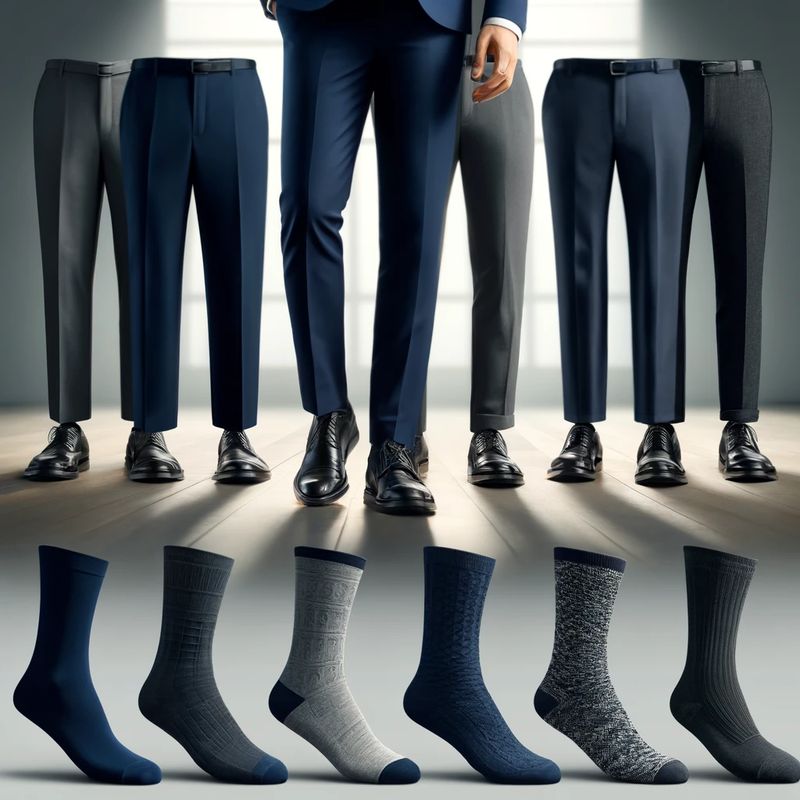 Assortir vos chaussettes à votre pantalon