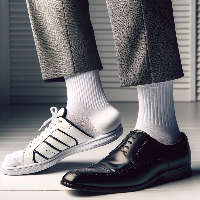chaussettes costume pas assorties