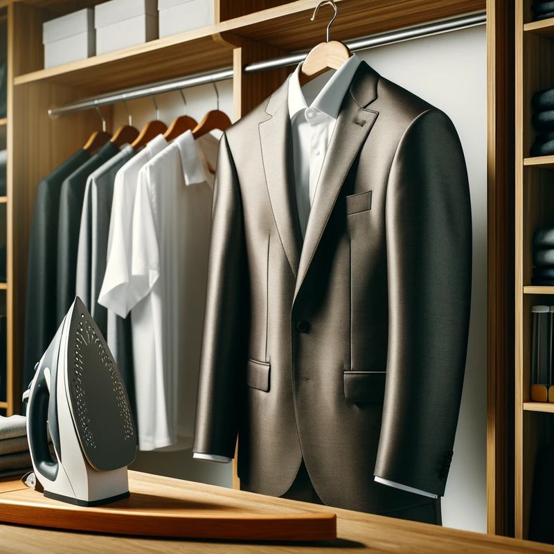 suspendre costume après repassage Tailor Trucks