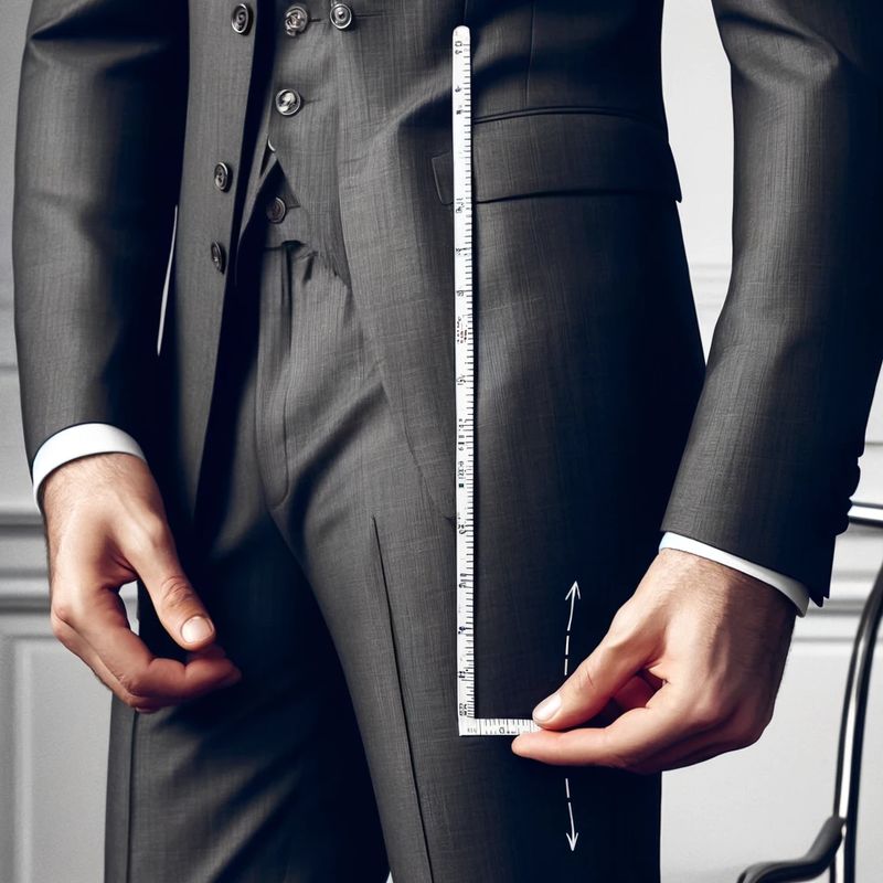 veste et pantalon costume trop longs