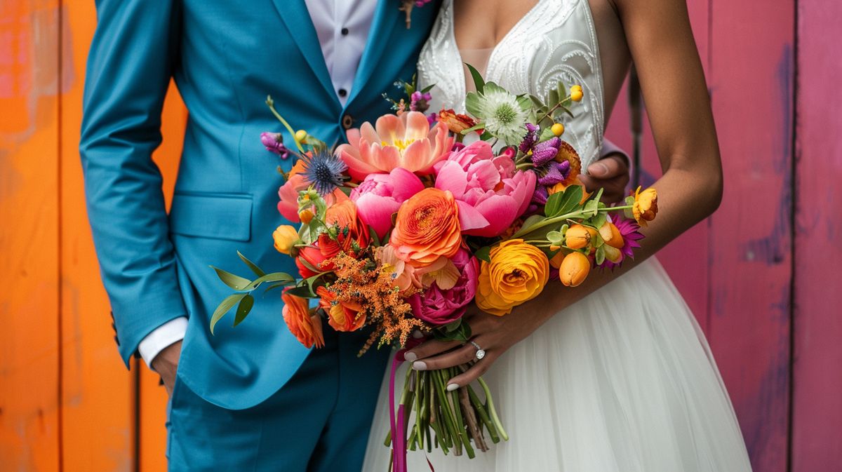 Comment les couleurs vives influencent-elles le style du mariage ?