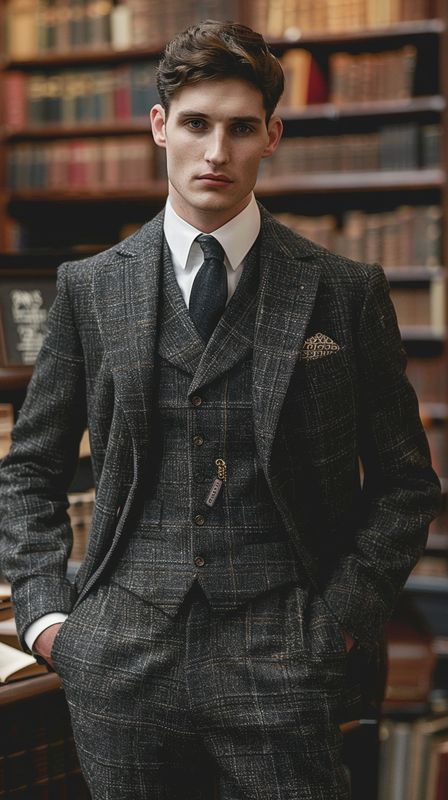 Costume Peaky Blinders 3 pièces Prince de Galles