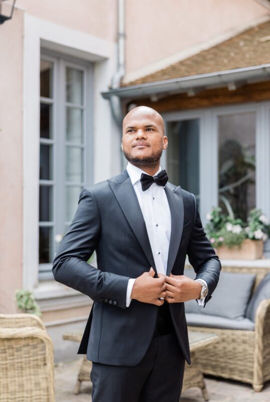 Smoking sur mesure pour mariage