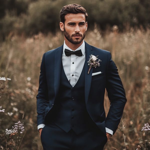 costume de mariage à la campagne