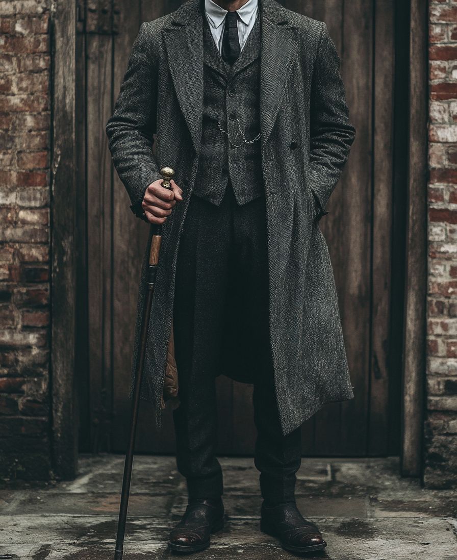 manteau gris peaky blinders
