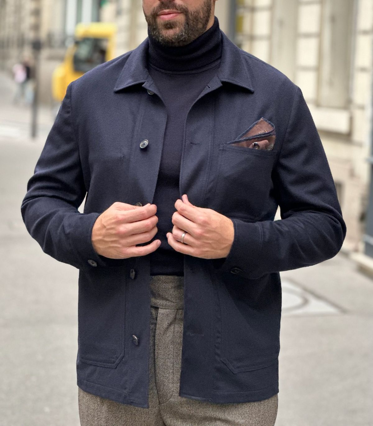 work jacket sur mesure